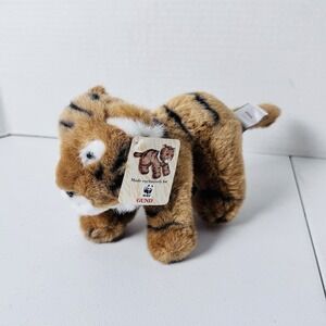 Gund World Wide Fund WWF Exclusive Tiger Plush No. 44528 Small EUC Tag Attached‎